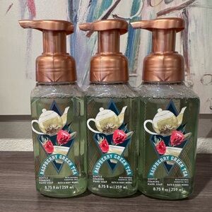 Raspberry Green Tea Soaps Bundle Bath and Body Works